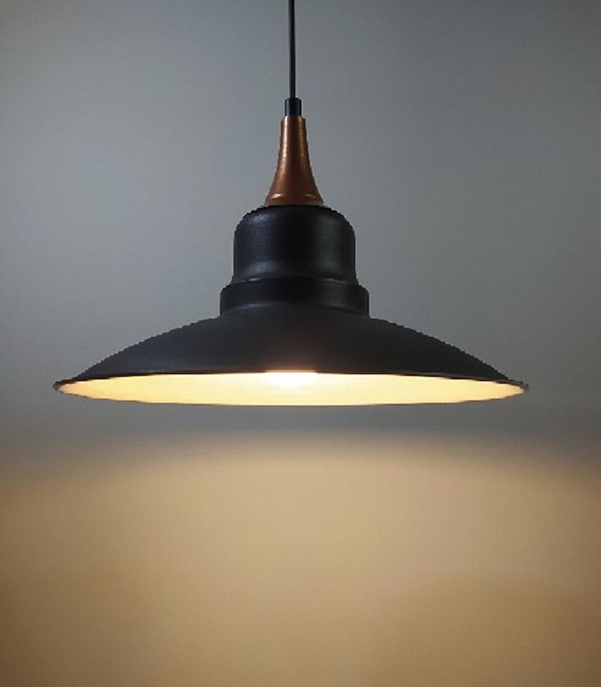 MYLİGHTS  VİNTAGE  RETRO  RUSTİK METAL SARKIT AVİZE   BAKIR ASKILI