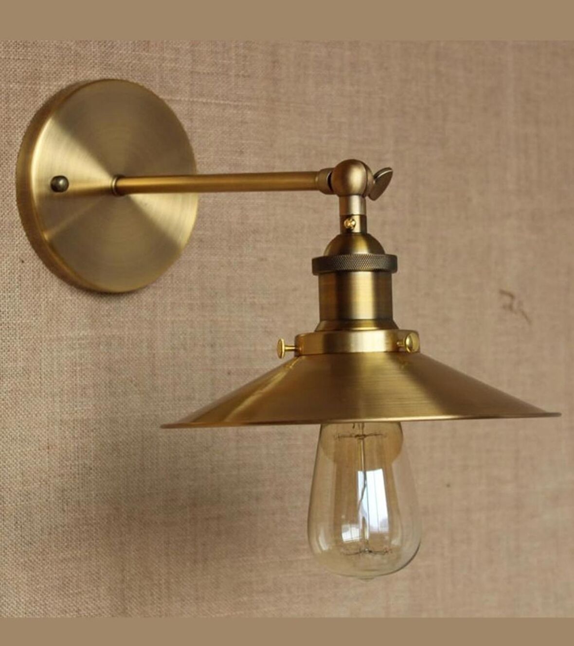 Demet Habek Eskitme Mylights Metal Salon - Yatak Odası Duvar Gold Aplik 