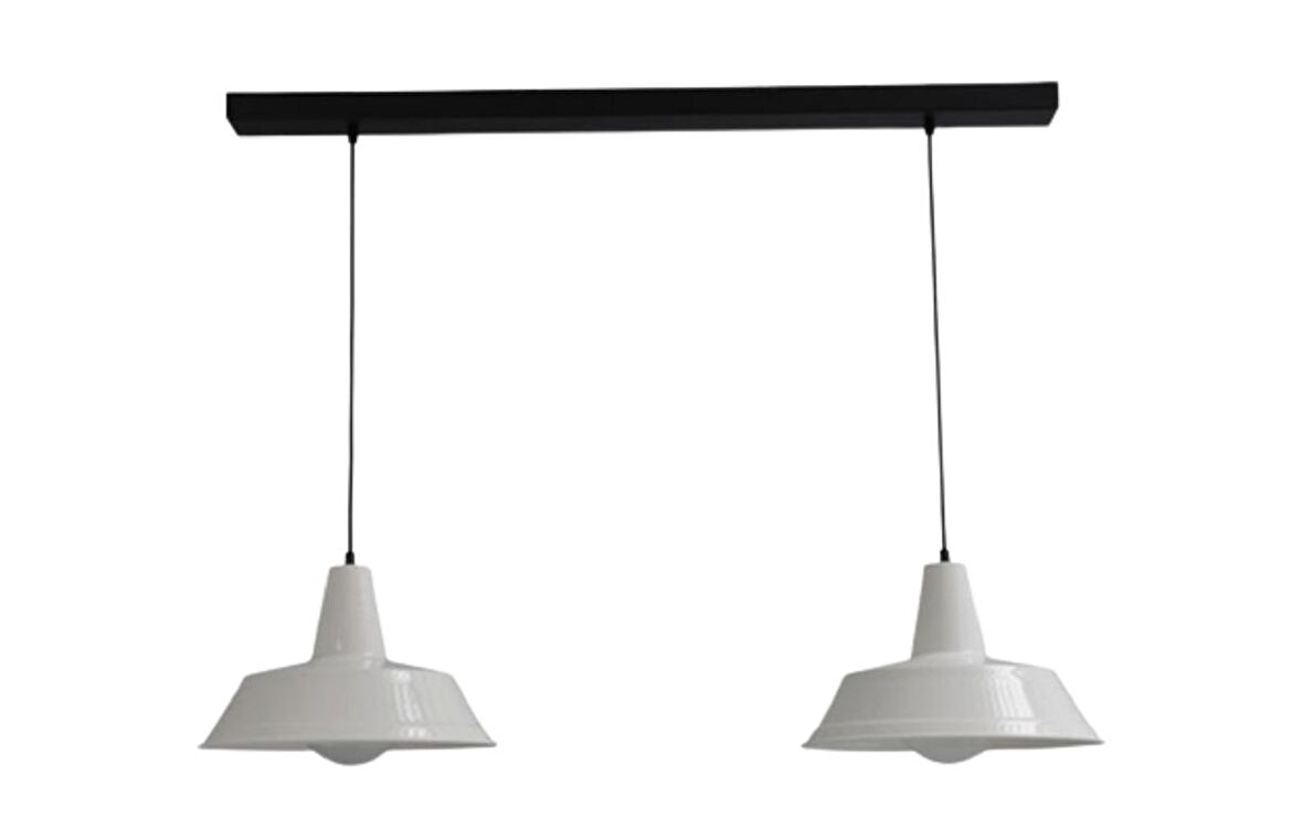 MYLİGHTS  RETRO RUSTİK METAL SARKIT VİNTAGE İKİLİ AVİZE  100 CM KASA