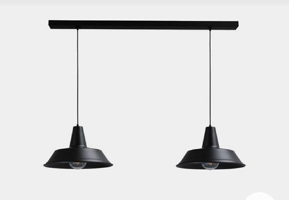 MYLİGHTS  RETRO  RUSTİK VİNTAGE İKİLİ MASA ÜSTĞ SIRALI  AVİZE  100CM KASA