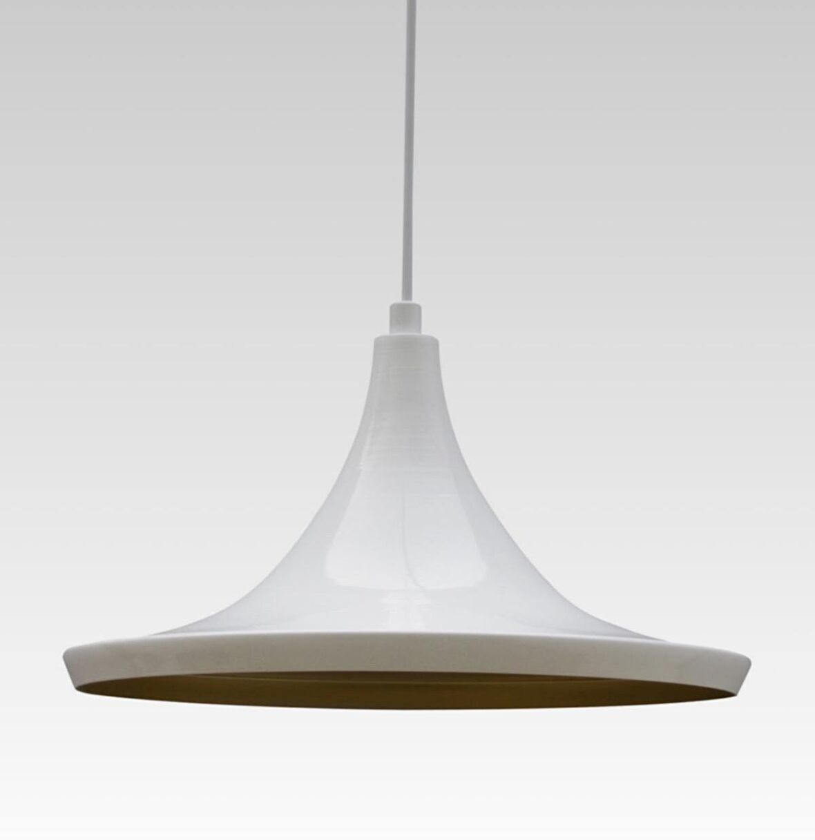 MYLİGHTS  MODERN SPOR BEYAZ METAL AVİZE 36 CM  EN