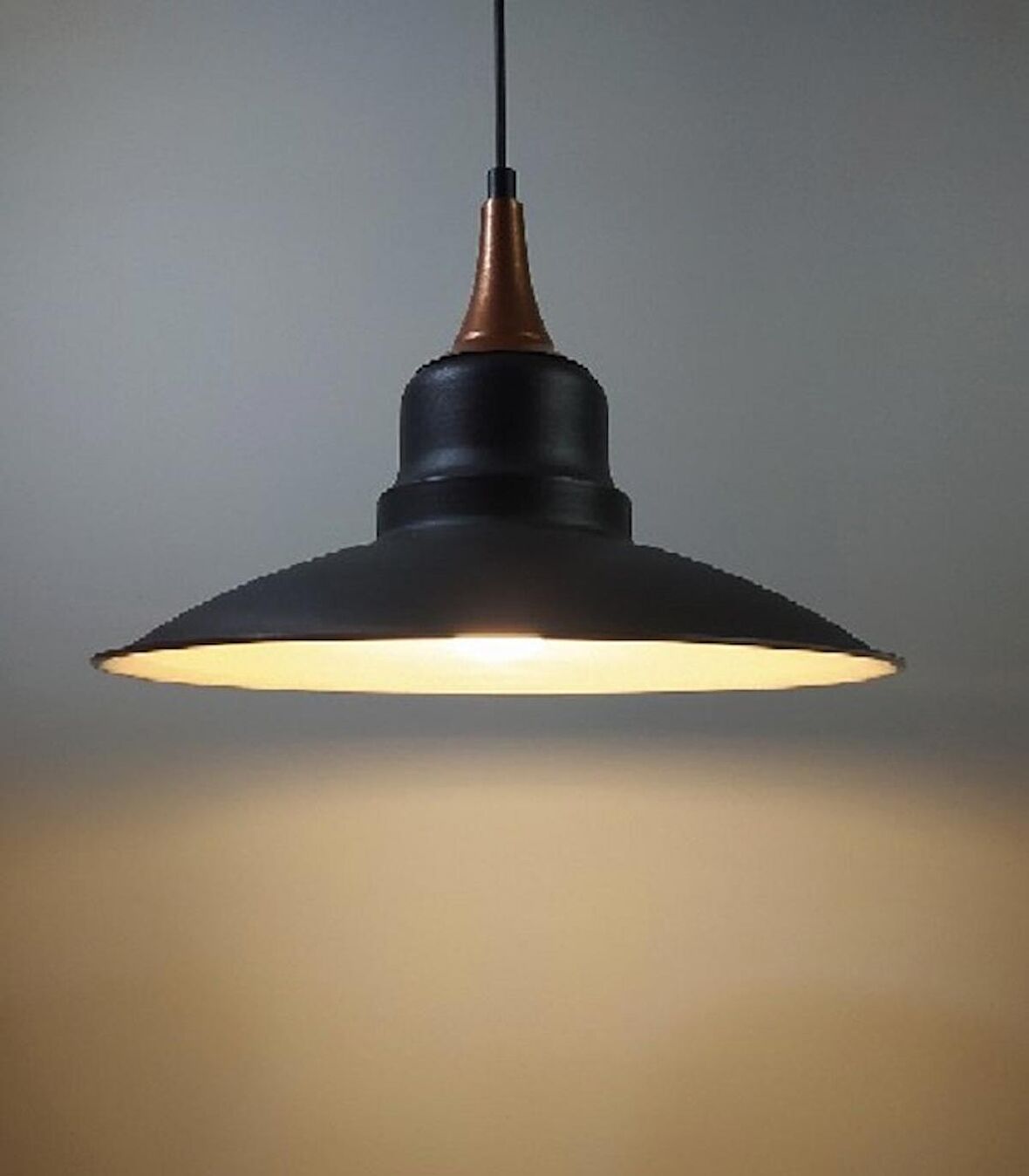 MYLİGHTS  RETRO RUSTİK VİNTAGE METAL SARKIT AVİZE BAKIR SÜSÜLÜ