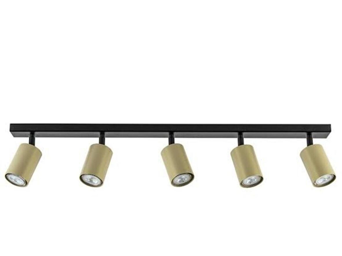 MYLİGHTS BEŞLİ LED AVİZE LED SPOT HAREKETLİ GÜNIŞIĞI AMPULLÜ  60 CM KASA  