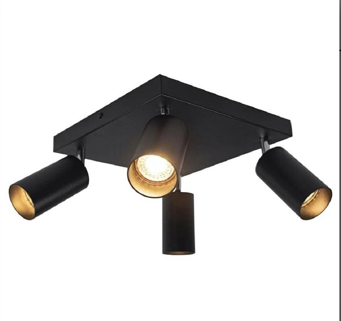 MYLİGHTS  40 CM KARE LED AVİZE LED SPOT HAREKETLİ PLOFONYER LED AVİZE