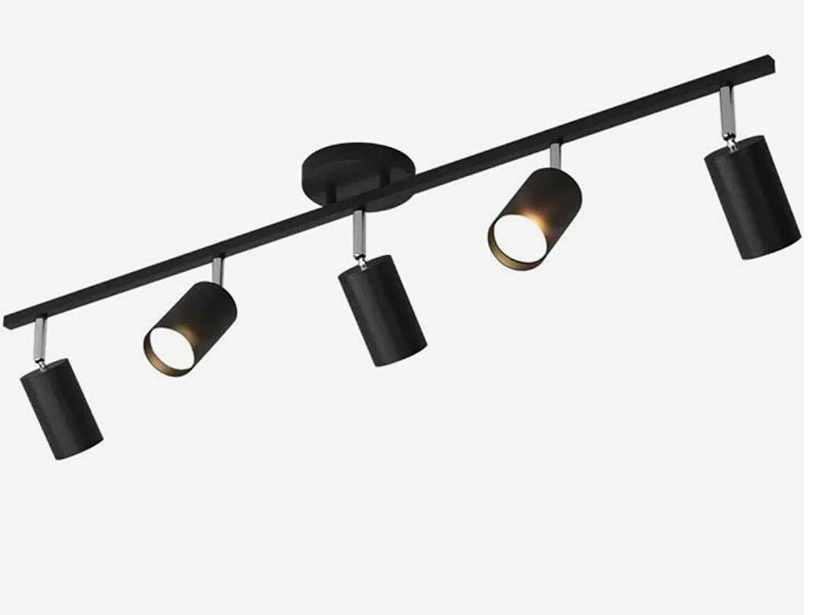 MYLİGHTS  BEŞLİ LED SPOT LED AVİZE HAREKETLİ BAŞLIK PANASONIC GÜN IŞIĞI AMPULLÜ