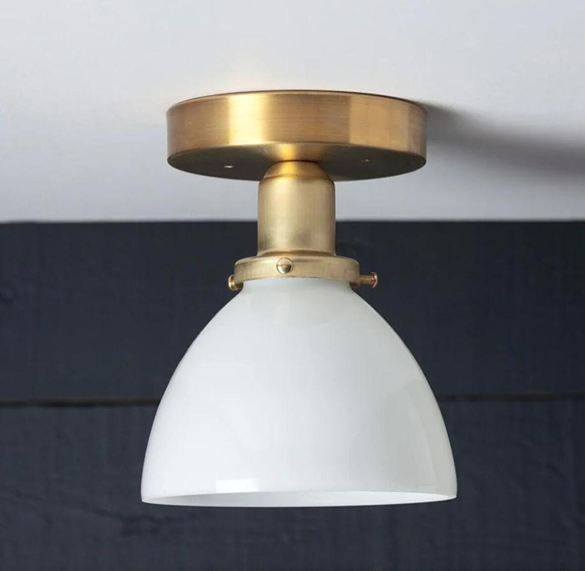 MYLİGHTS  ESKİTME OPAL CAMLI  PLOFNYER TAVAN AVİZE TAVAN ARMATÜR APLİK  CAM CAP  14CM  