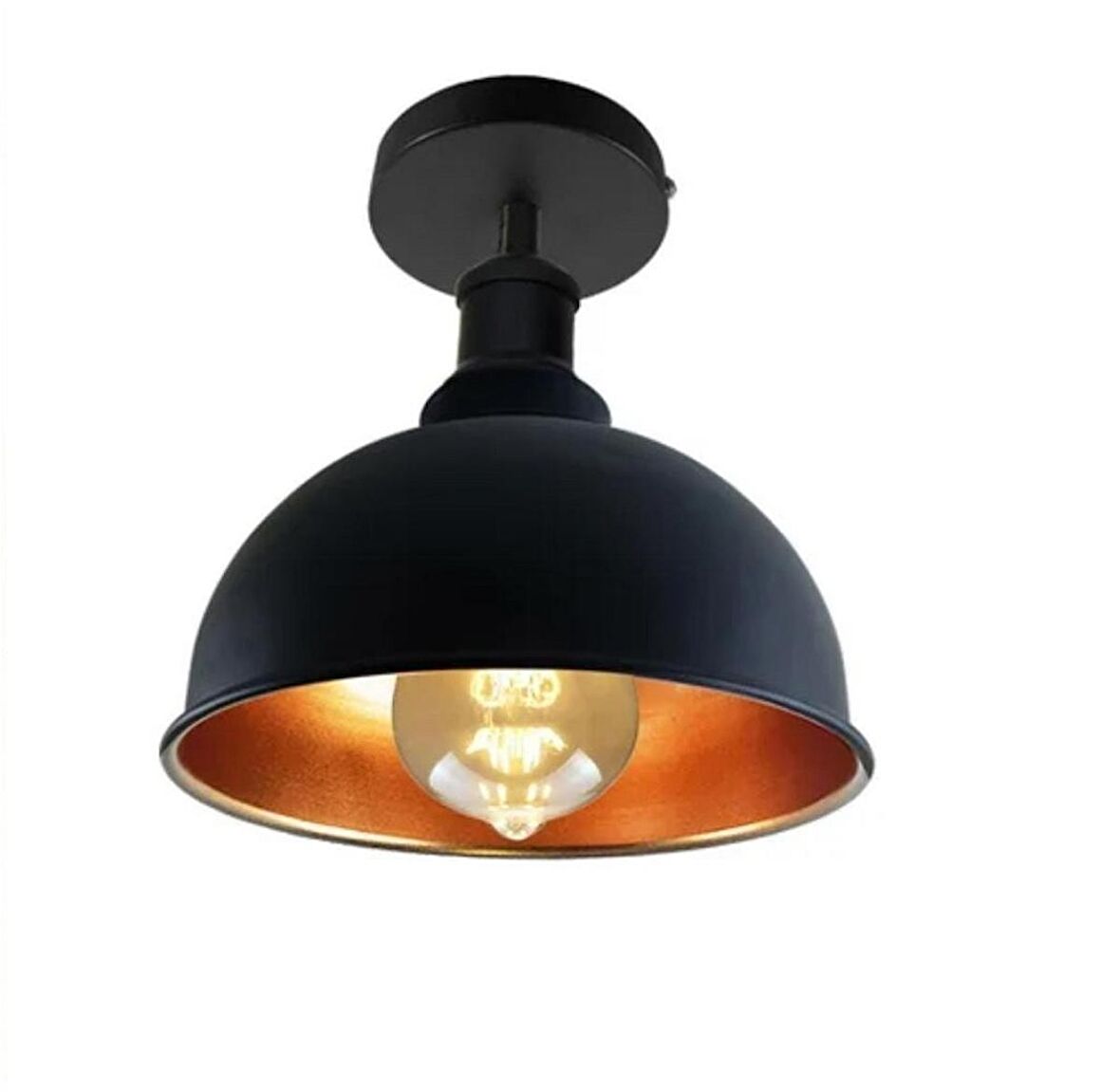 MYLİGHTS  RETRO RUSTİK 20CM METAL PLOFONYER  AVİZE