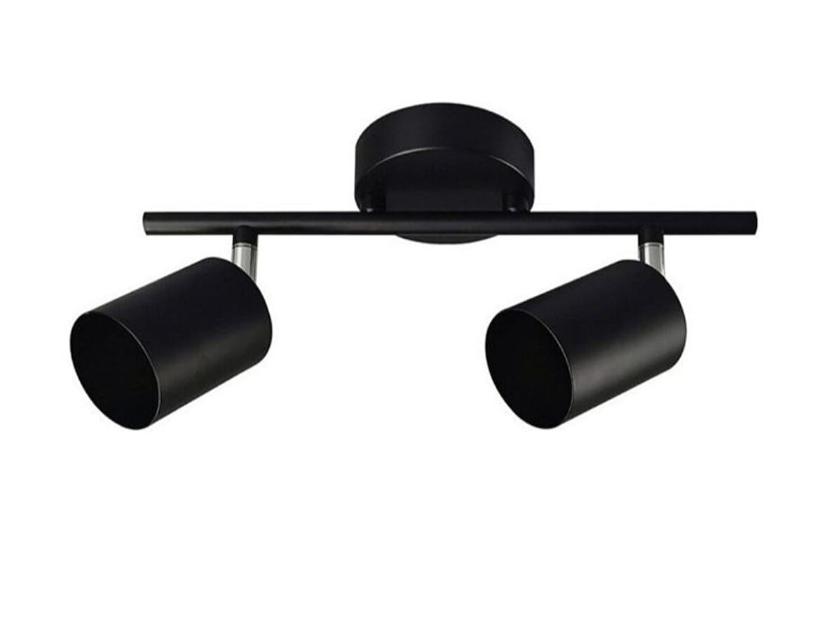 MYLİGHTSC AMPULLÜ İKİLİ LED SPOT APLİK AVİZE ARMATÜR HAREKLİ  METAL GÜN IŞI LED AMPUL DAHİLDİR