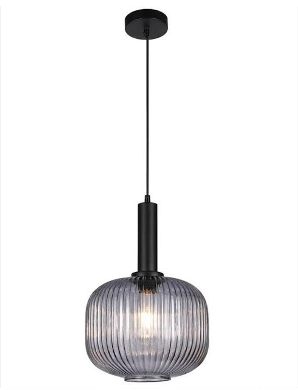 MYLİGHTS RUSTİK  FÜME AVİZE 20CM  SPOR TEKLİ AVİZE cafe  salon koridor yatak odası  