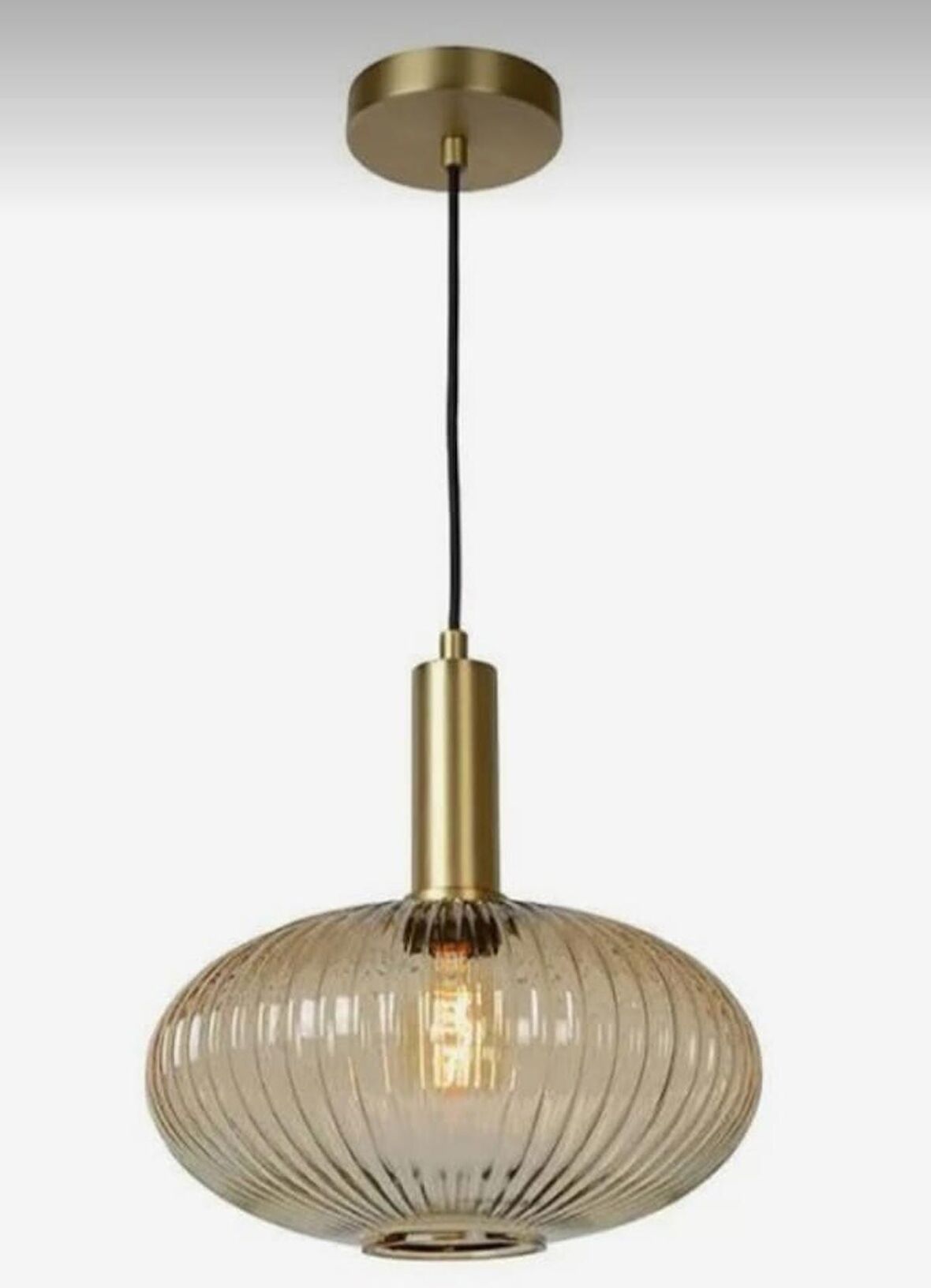 MYLİGHTS RUSTİK BAL   SARKIT AVİZE 25CM BRONZ ASKILI SPOR TEKLİ AVİZE