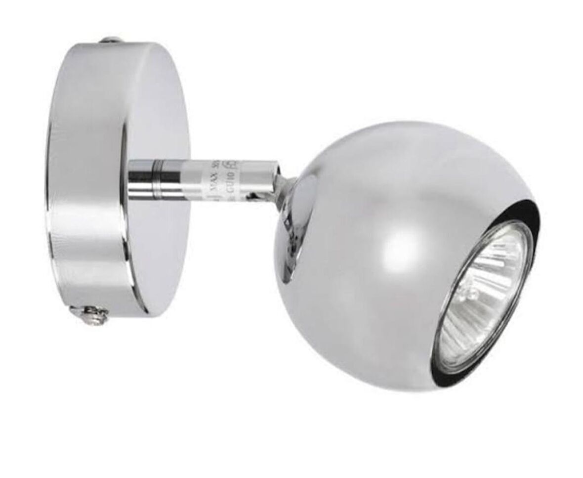 MYLİGHTS krom SPOT TEKLİ KÜRE PANASONIC GÜN IŞIĞI AMPULLÜ hareketli duvar aplik  