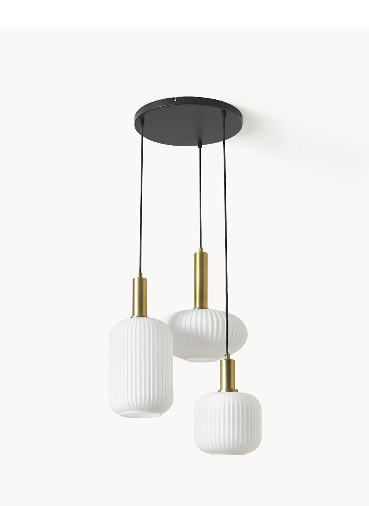 MYLİGHTS RUSTİK  ÜÇLÜ BAL CAMLI AVİZE  KASA  40CM  ESKİTME 