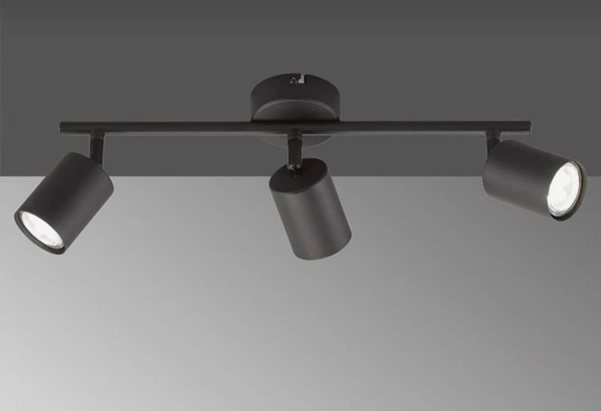 demet habek mylights panasonic led ampüllü üçlü hareketli modern spor led avize
