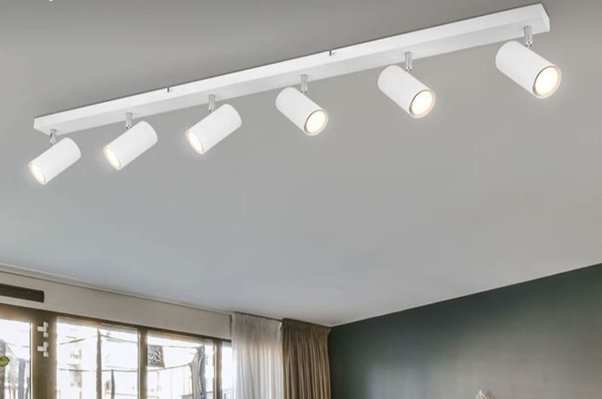 demet habek mylights  120cm metal gövdeli  panasonic gün ışığı led ampullü hareketli spor modern led avize  led