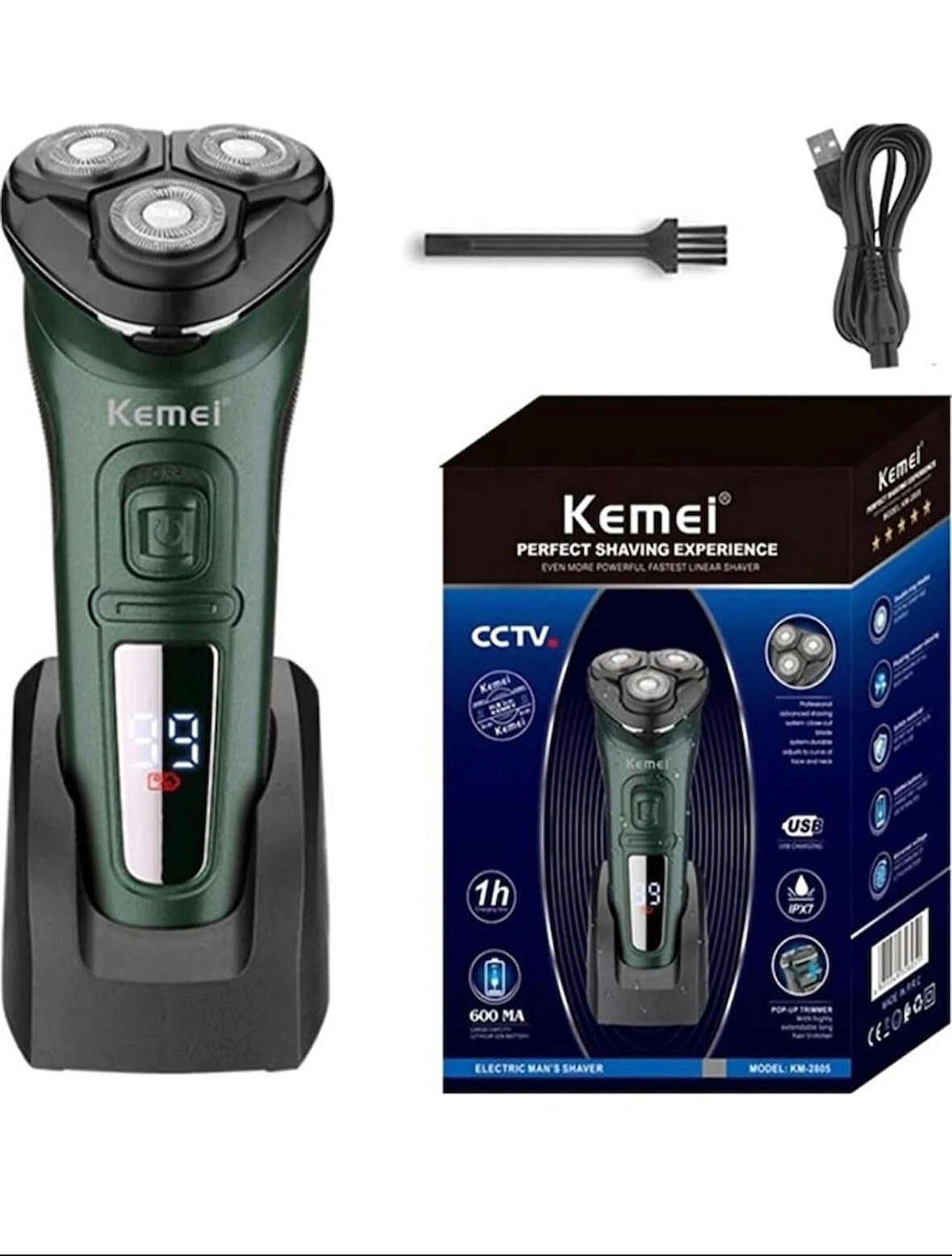 Erkek Tıraş Makinası Kolay Kullanılabilir Taşınabilir