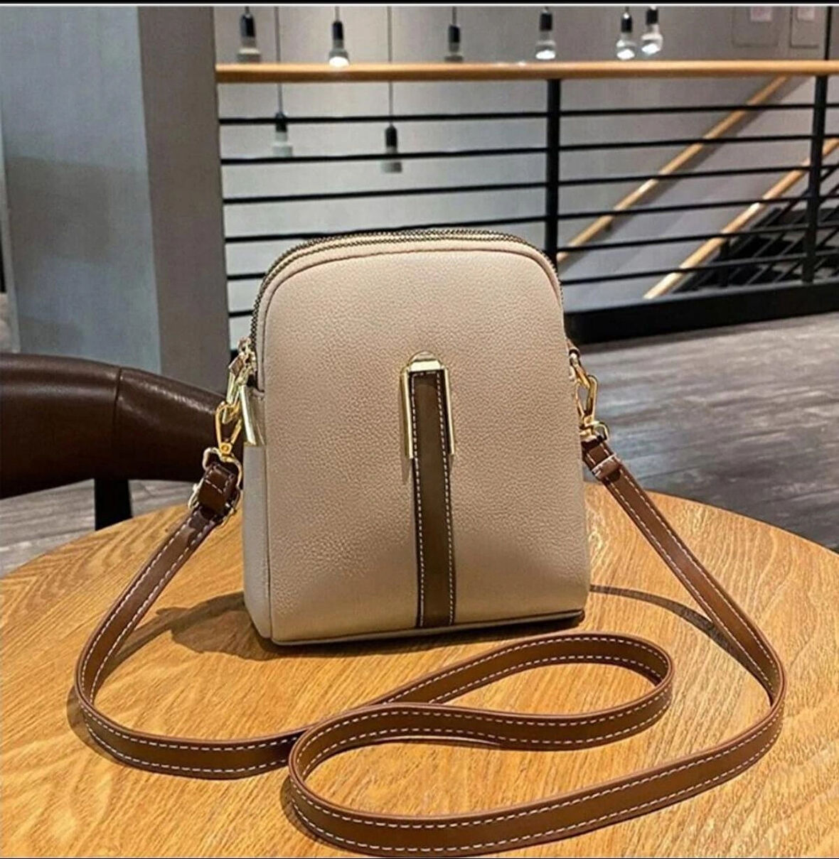 Kadın Çanta Tek Omuzlu Çift Bölmeli