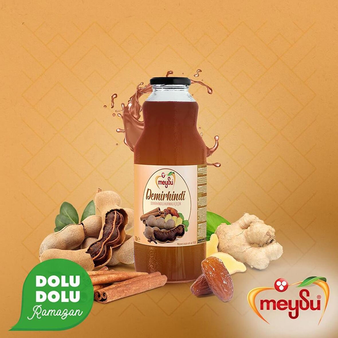 Meysu Demirhindi Hurmalı İçecek 1 Lt