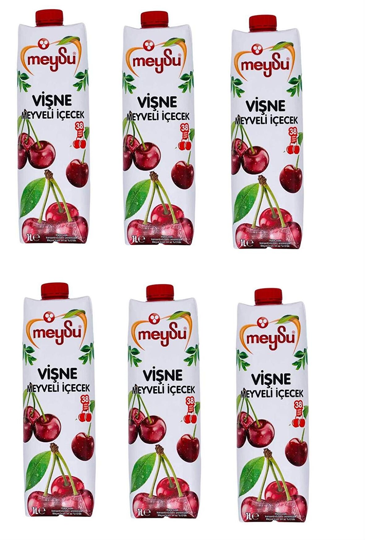 Meysu Vişne Meyveli İçecek 1 Lt X 6 Adet