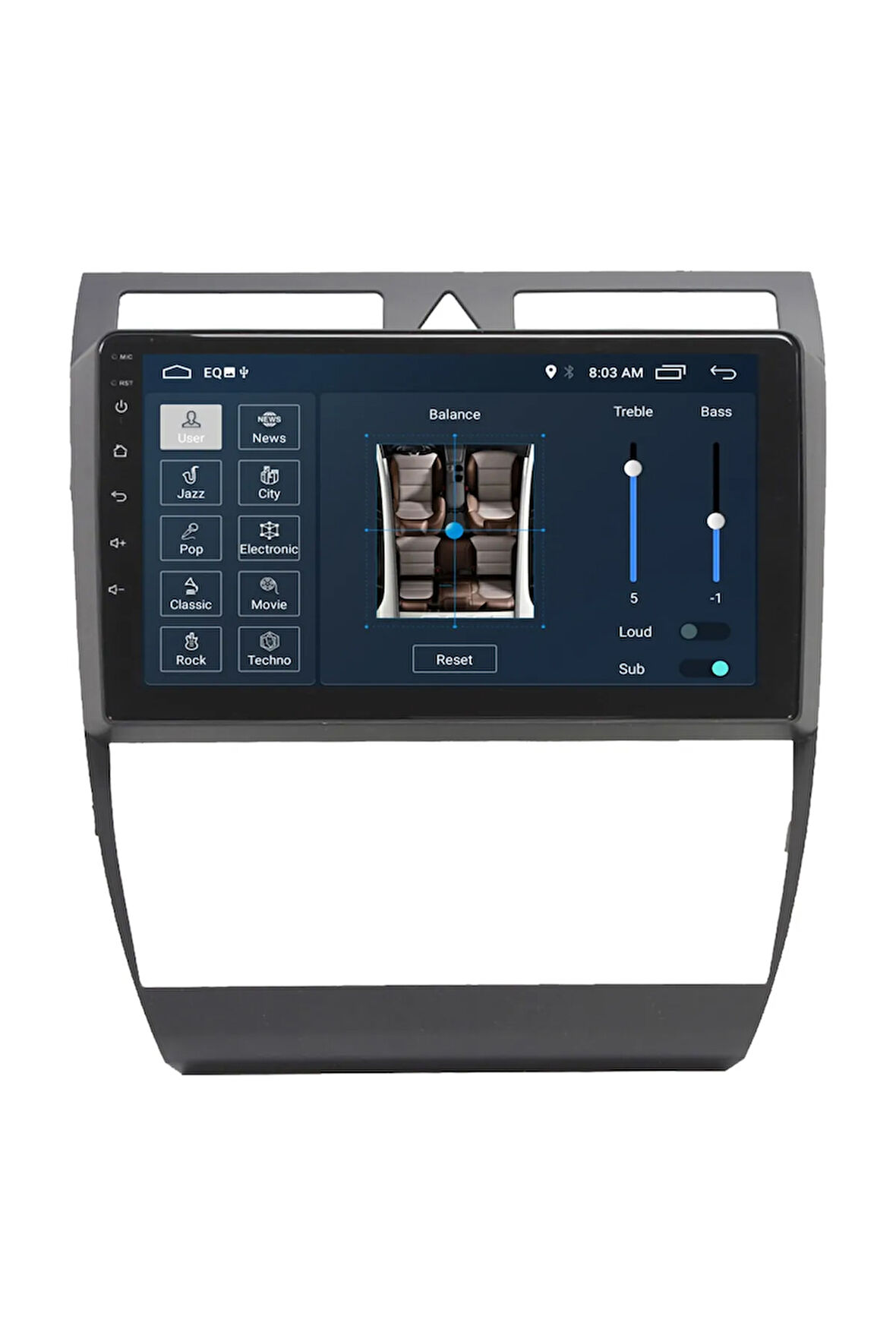 Audı A6 Android Carplay Navigasyon Multimedya Ekran Teyp 2gb Ram + 16gb Hdd