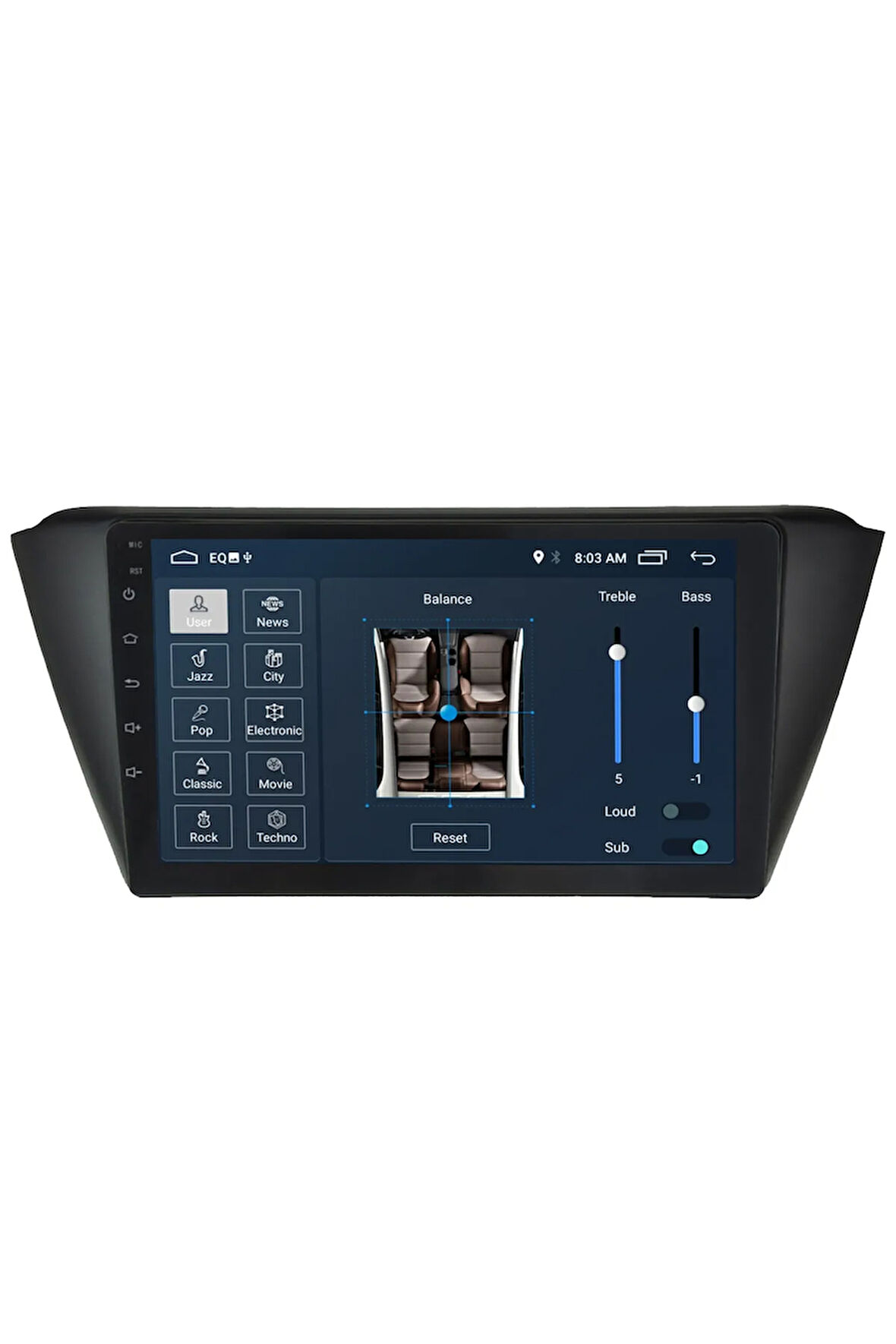 Skoda Fabia Android Carplay Navigasyon Multimedya Ekran Teyp 2gb Ram + 16gb Hdd