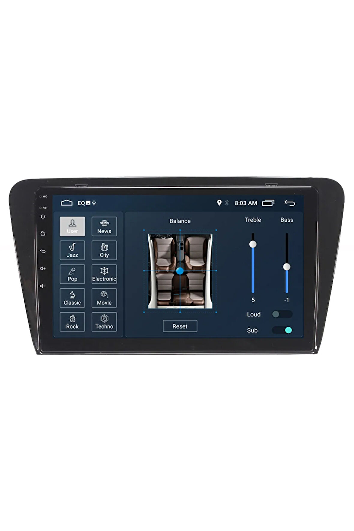 Skoda Octavia Android Carplay Navigasyon Multimedya Ekran Teyp 2gb Ram + 16gb Hdd