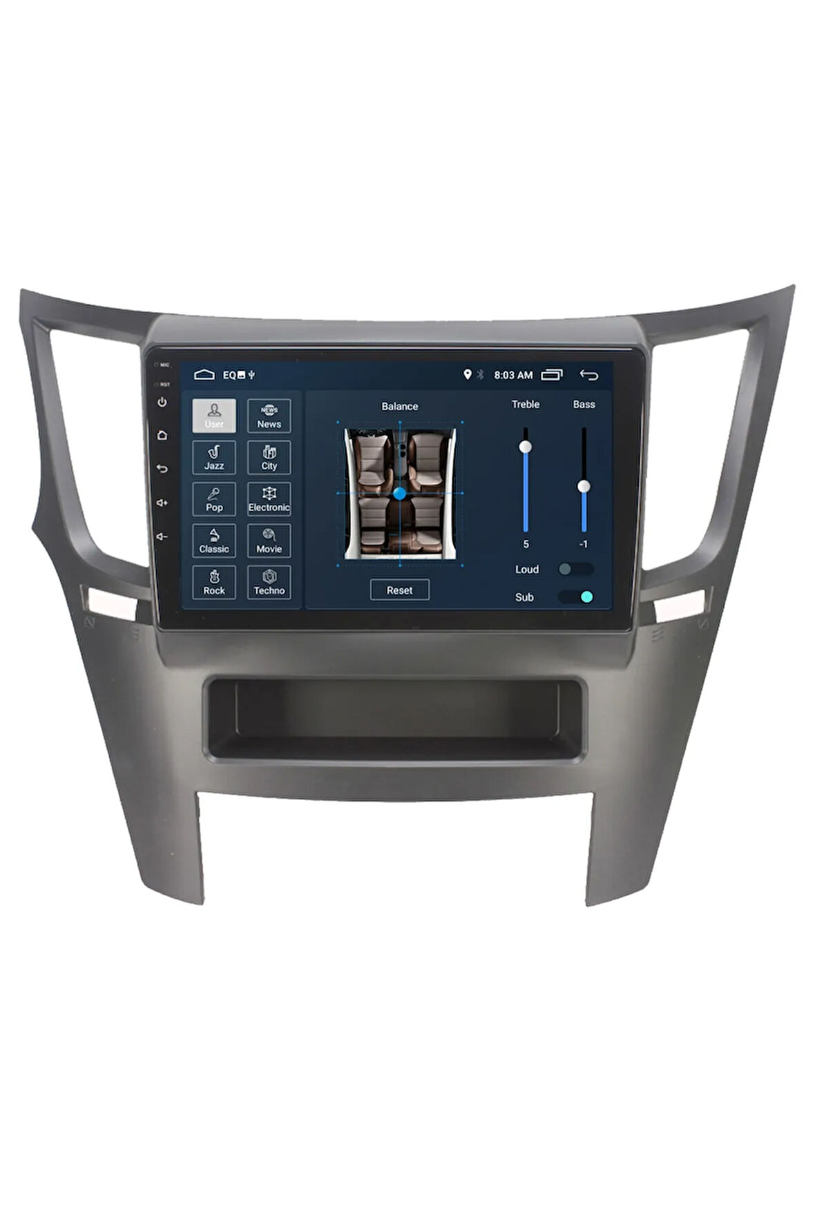 Subaru Legacy Android Carplay Navigasyon Multimedya Ekran Teyp 2gb Ram + 16gb Hdd