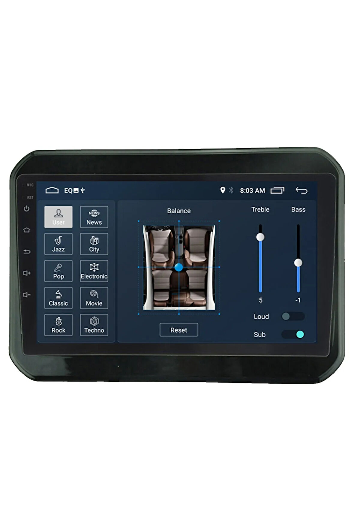 Suzuki Ignıs Android Carplay Navigasyon Multimedya Ekran Teyp 2gb Ram + 16gb Hdd