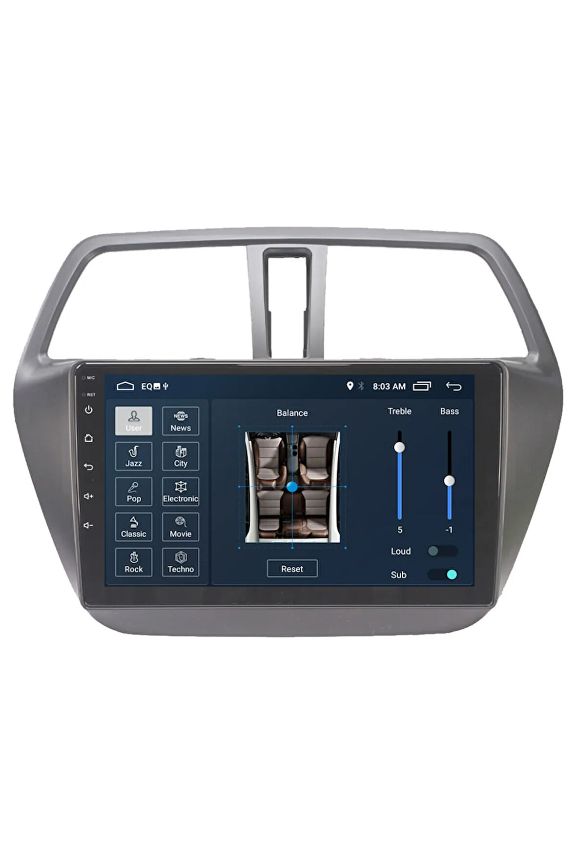 Suzuki S Cross Android Carplay Navigasyon Multimedya Ekran Teyp 2gb Ram + 16gb Hdd Uyumlu