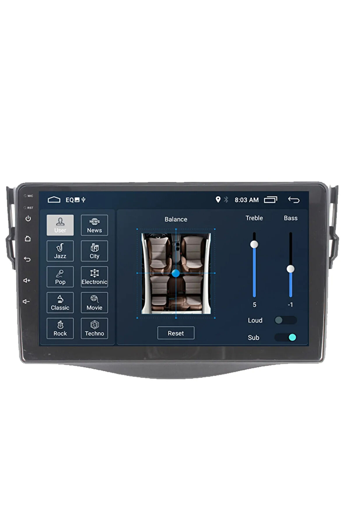 Toyota Rav 4 Android Carplay Navigasyon Multimedya Ekran Teyp 2gb Ram + 16gb Hdd