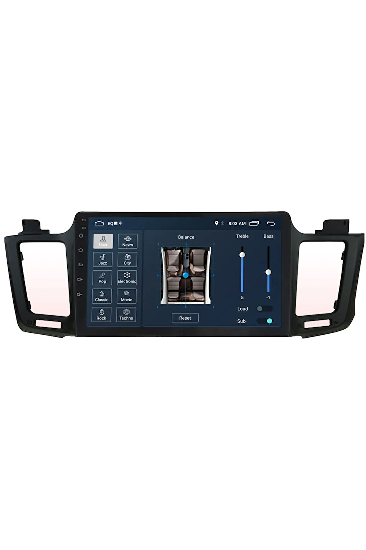 Toyota Rav4 Android Carplay Navigasyon Multimedya Ekran Teyp 2gb Ram + 16gb Hdd