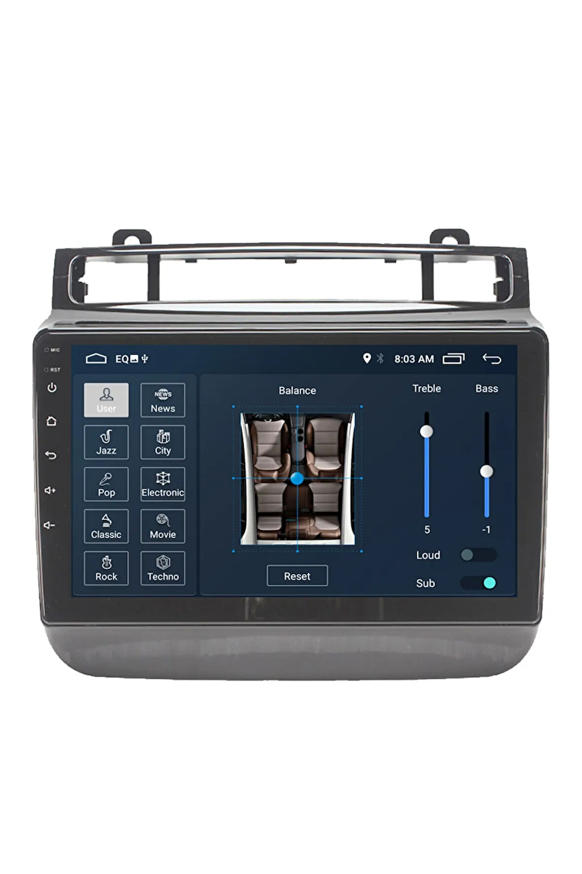 Volkswagen Touareg Android Carplay Navigasyon Multimedya Ekran Teyp 2gb Ram + 16gb Hdd