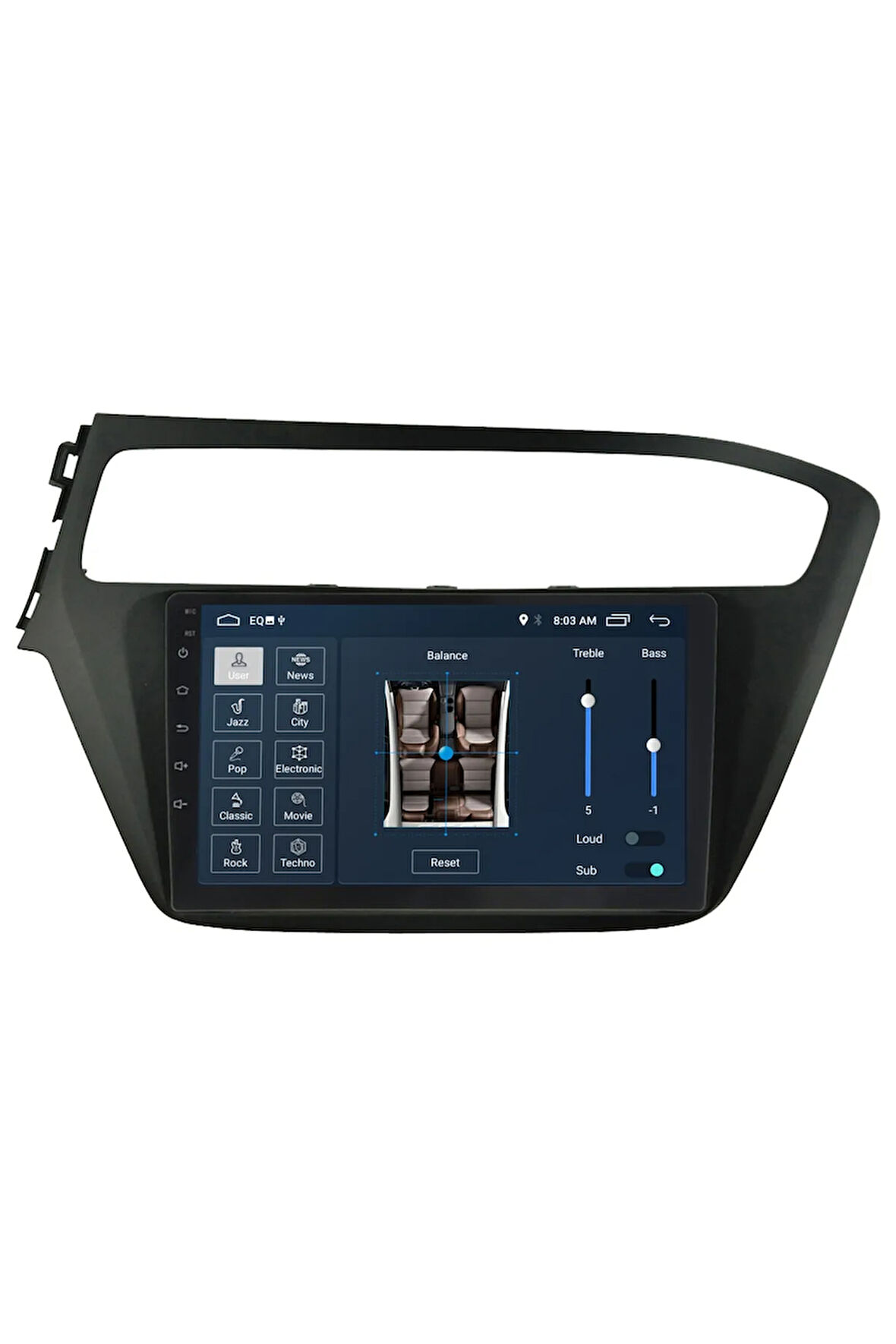 Hyundai I20 Android Carplay Navigasyon Multimedya Ekran Teyp 2gb Ram + 32gb Hdd