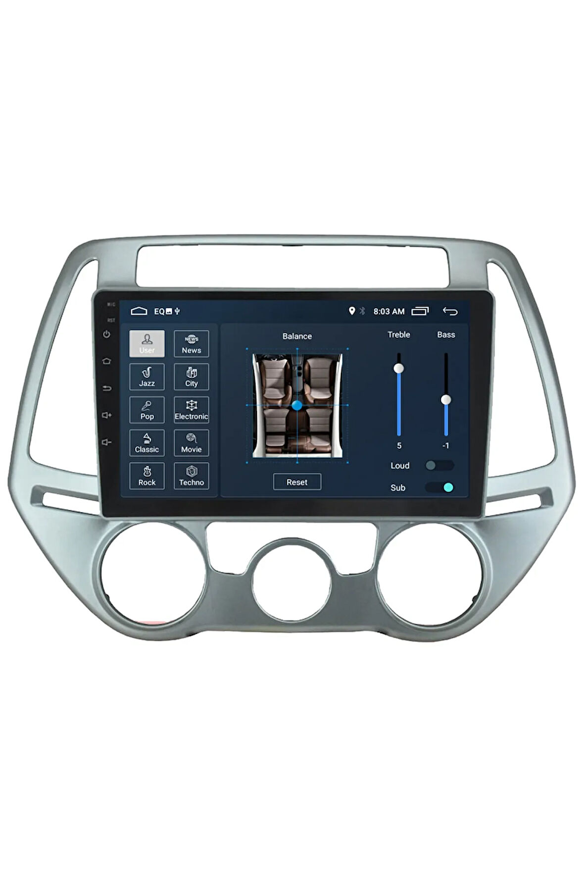 Hyundai I20 Android Carplay Navigasyon Multimedya Ekran Teyp 2gb Ram + 32gb Hdd