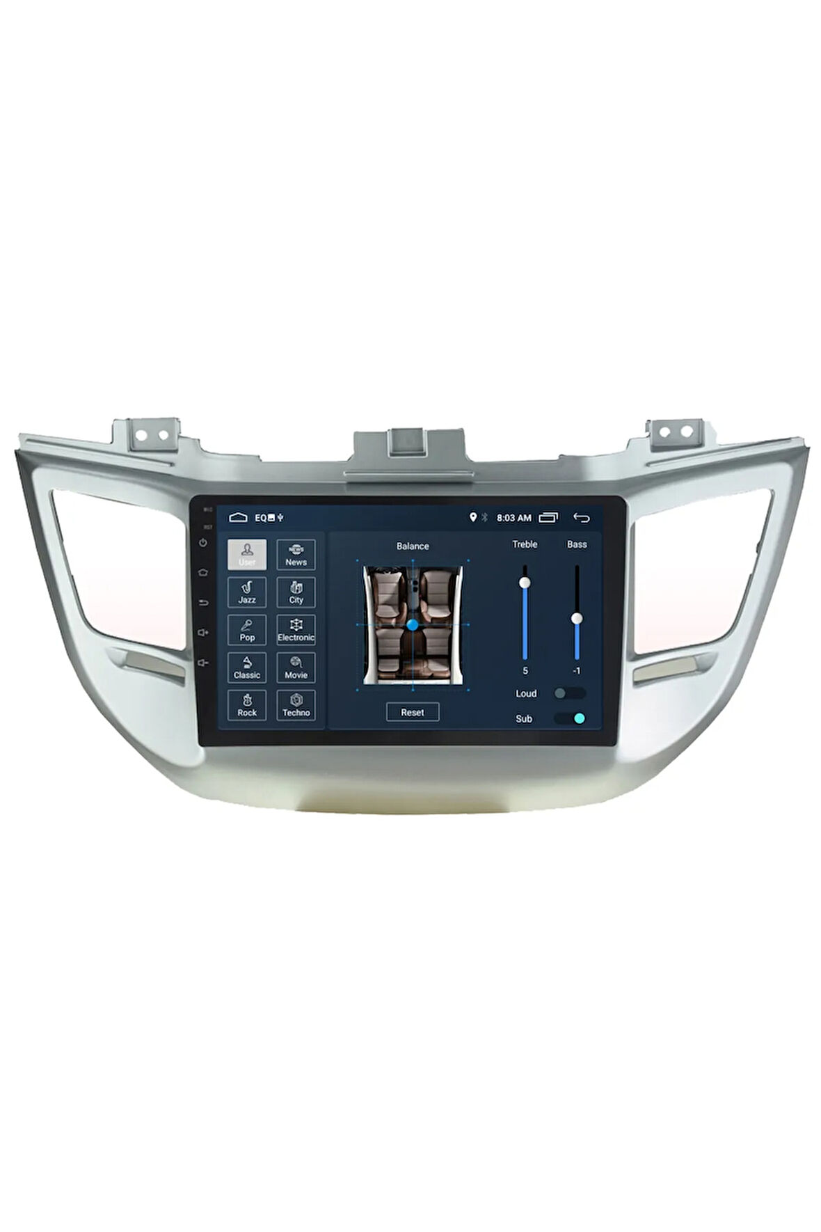 Hyundai Tucson Android Carplay Navigasyon Multimedya Ekran Teyp 2gb Ram + 32gb Hdd
