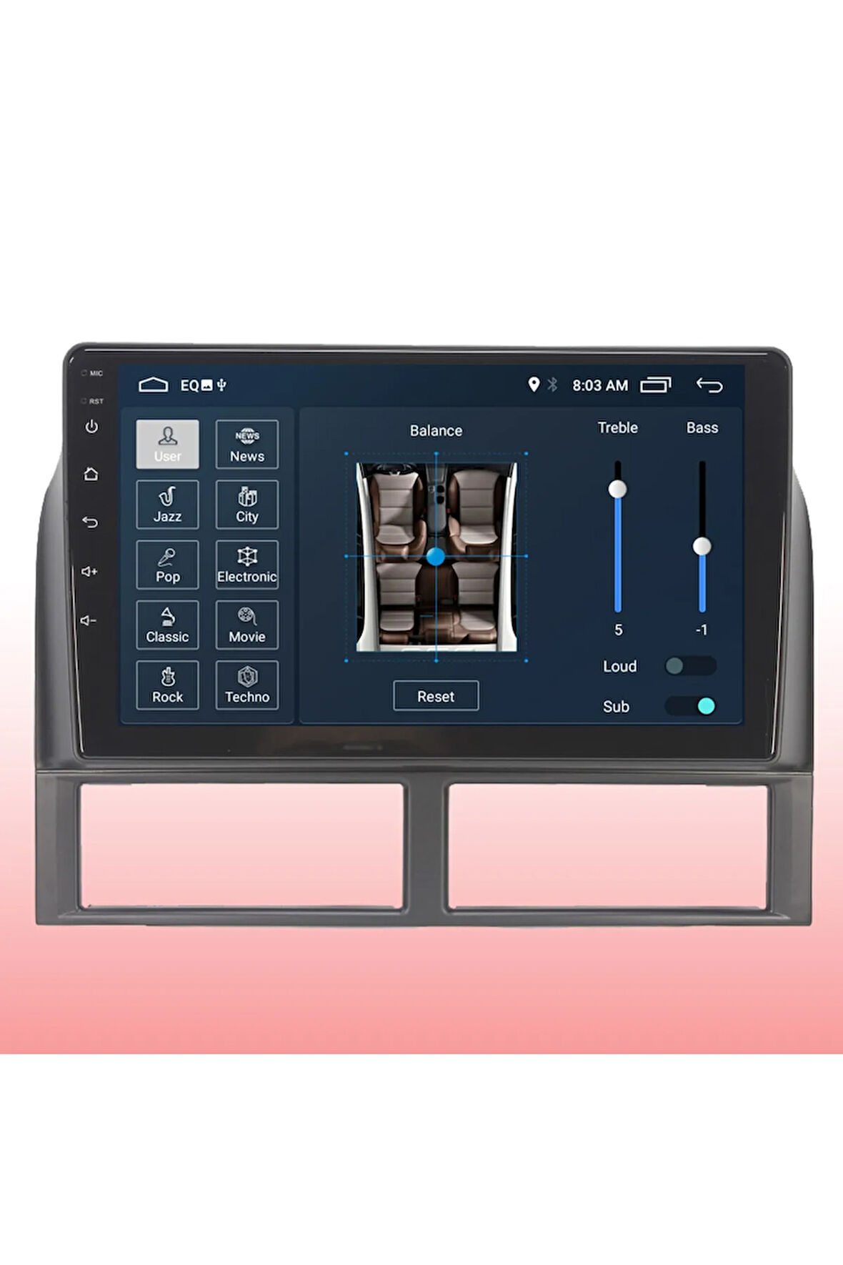 Jeep Cherokee Android Carplay Navigasyon Multimedya Ekran Teyp 2gb Ram + 32gb Hdd