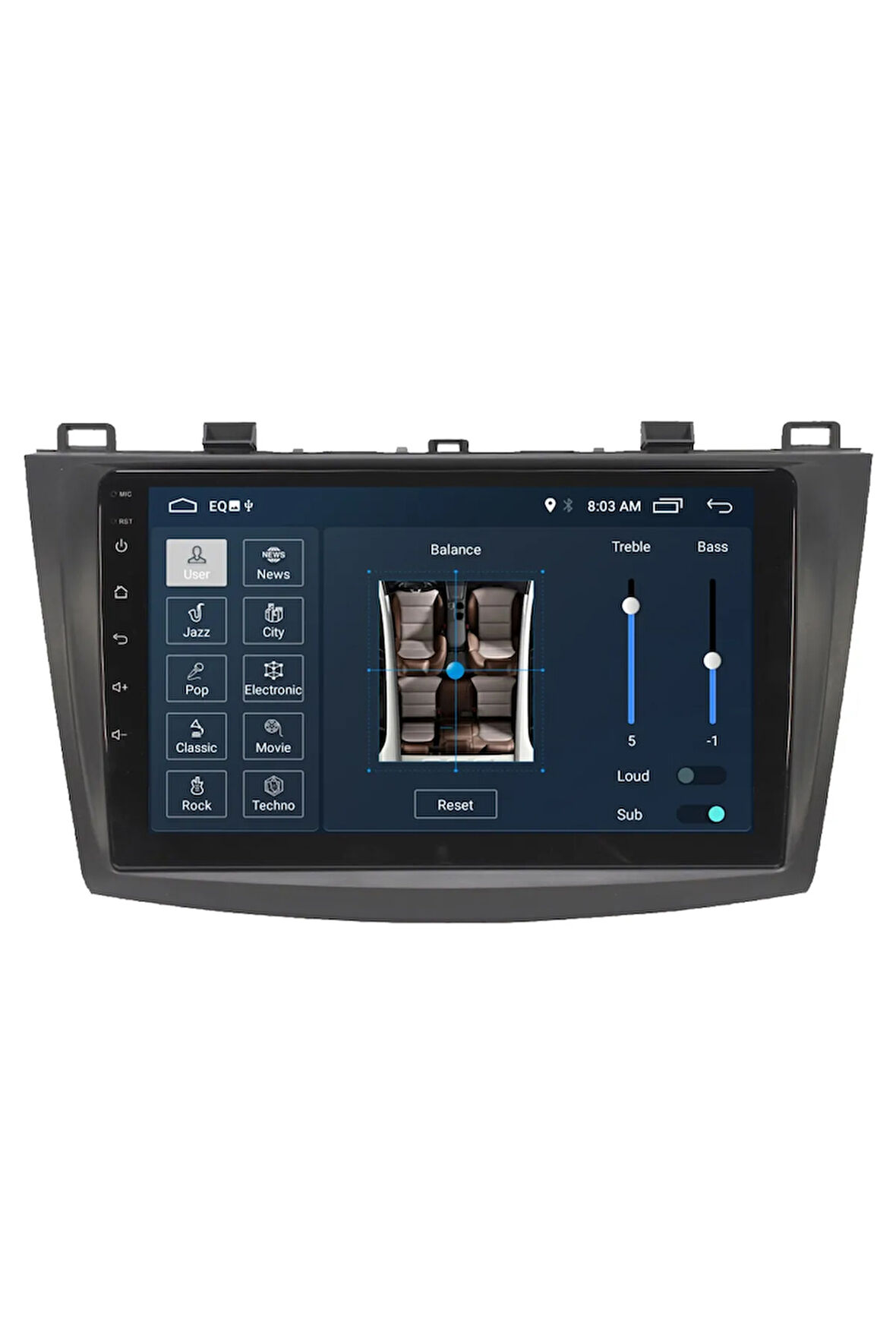 Mazda 3 Android Carplay Navigasyon Multimedya Ekran Teyp 2gb Ram + 32gb Hdd