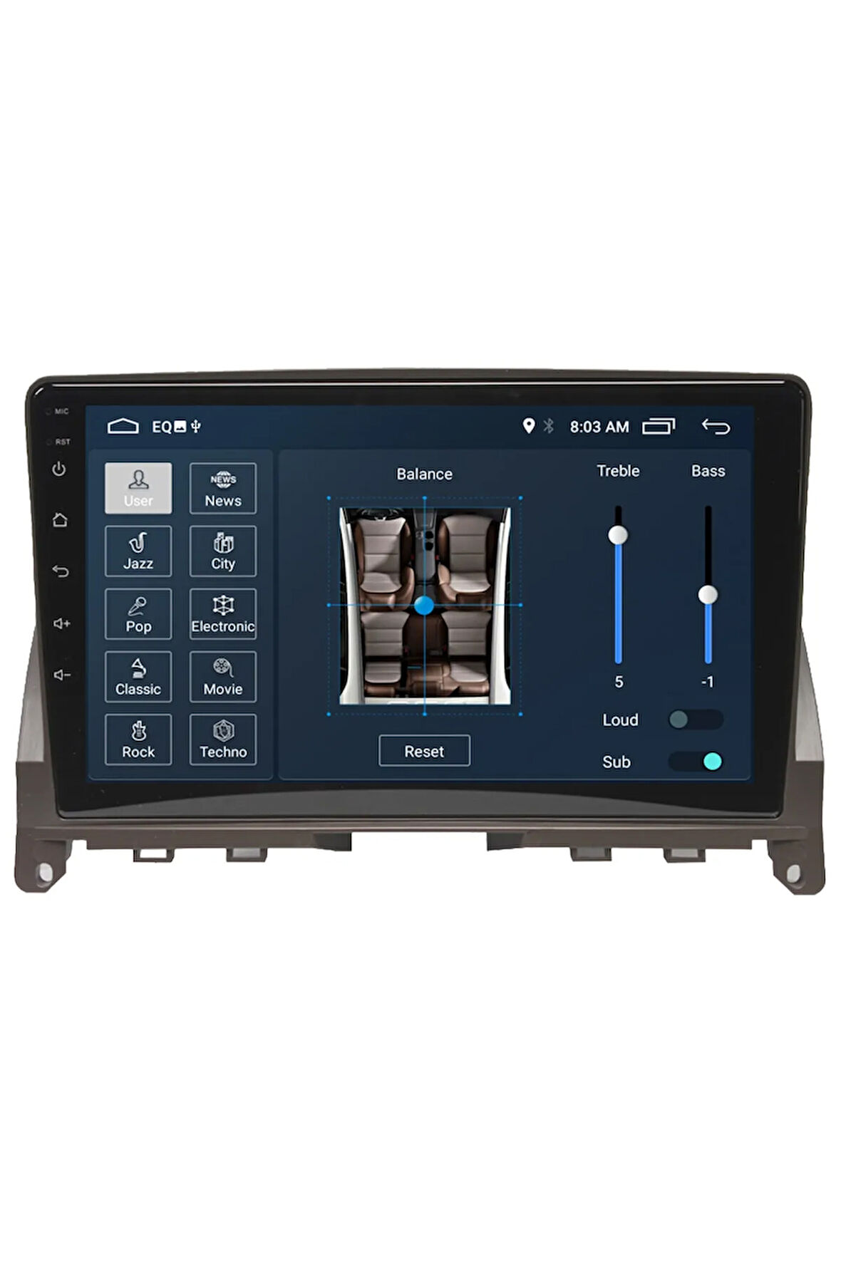 Mercedes C Class C180-c200 Android Carplay Navigasyon Multimedya Ekran Teyp 2gb Ram + 32gb Hdd