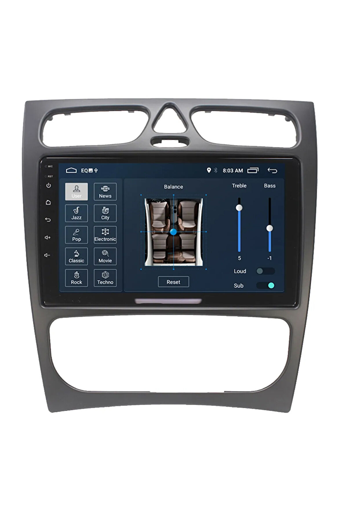 Mercedes Viano Android Carplay Navigasyon Multimedya Ekran Teyp 2gb Ram + 32gb Hdd