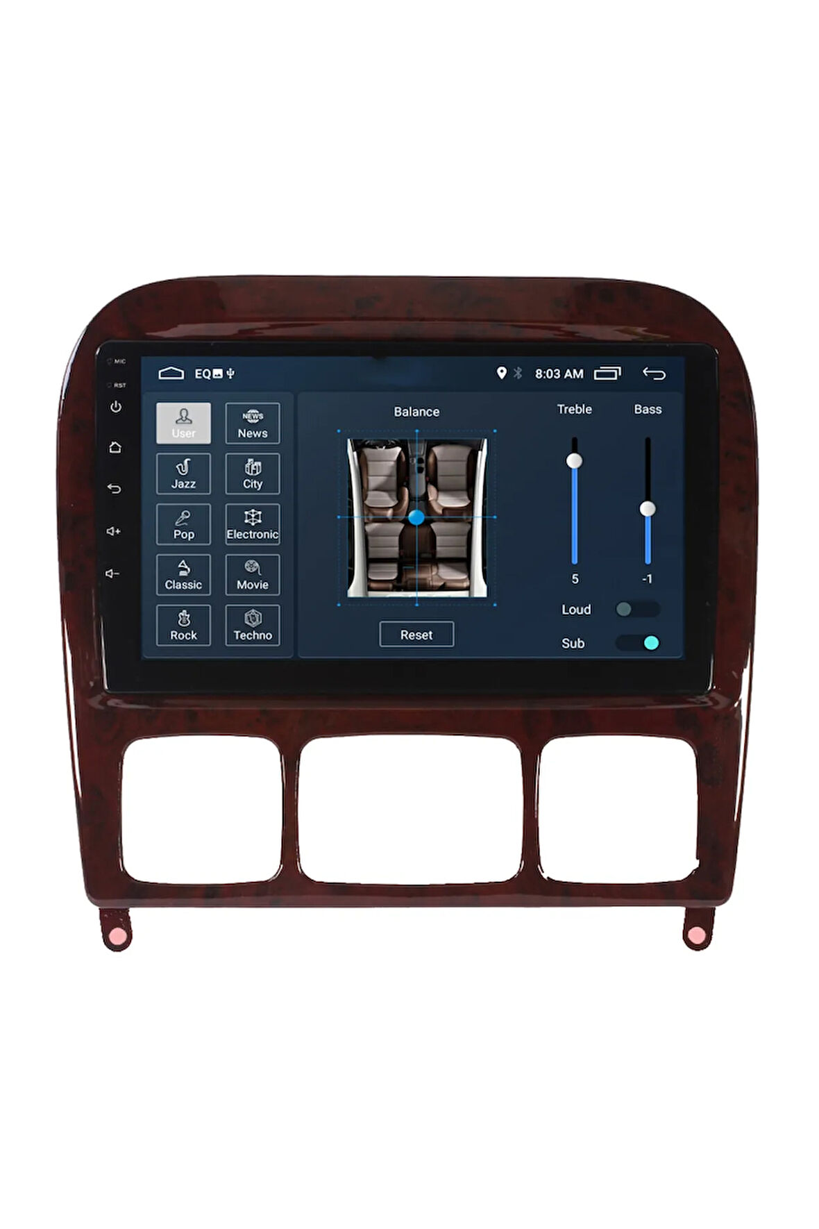 Mercedes S Class W220 Android Carplay Navigasyon Multimedya Ekran Teyp 2gb Ram + 32gb Hdd