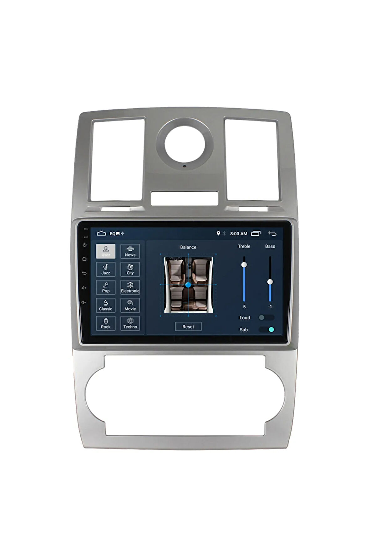 Chrysler 300c Android Carplay Navigasyon Multimedya Ekran Teyp 2gb Ram + 32gb Hdd