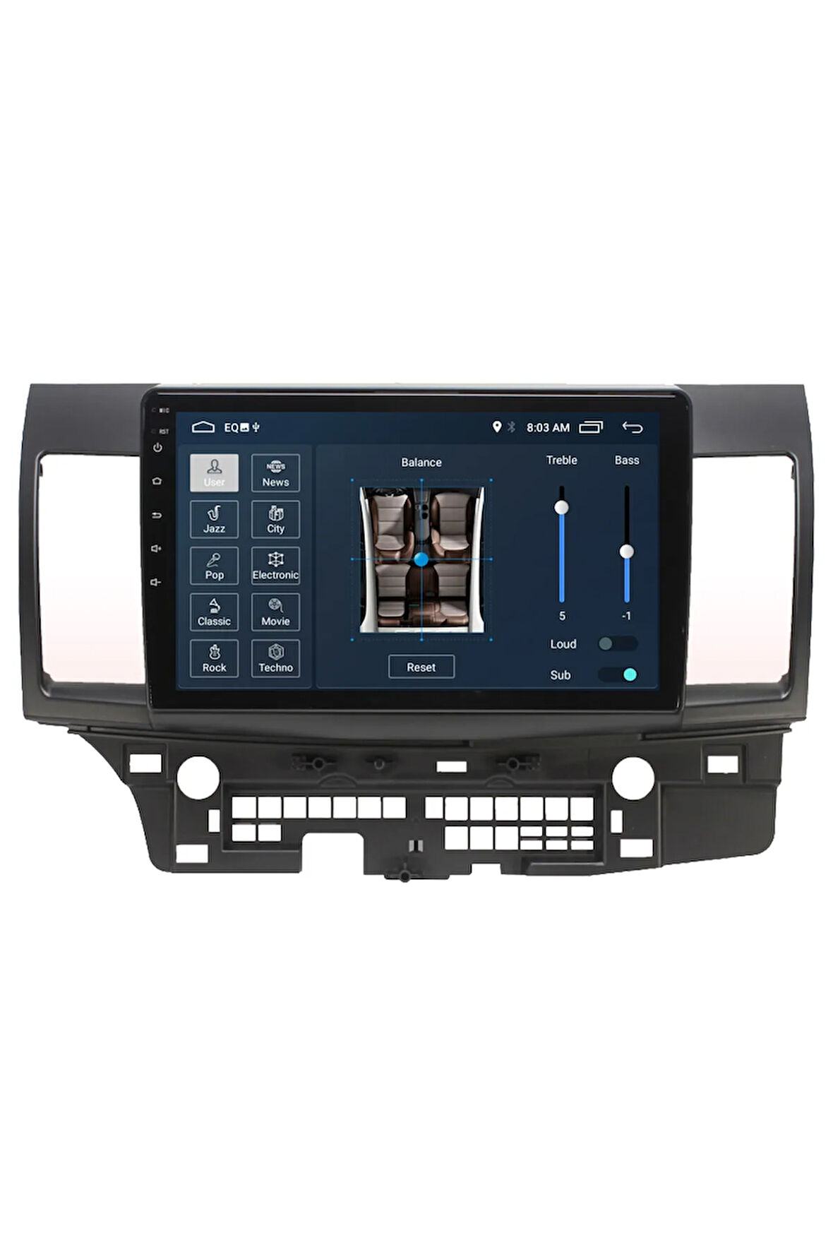 Mıtsubıshı Lancer Android Carplay Navigasyon Multimedya Ekran Teyp 2gb Ram + 32gb Hdd