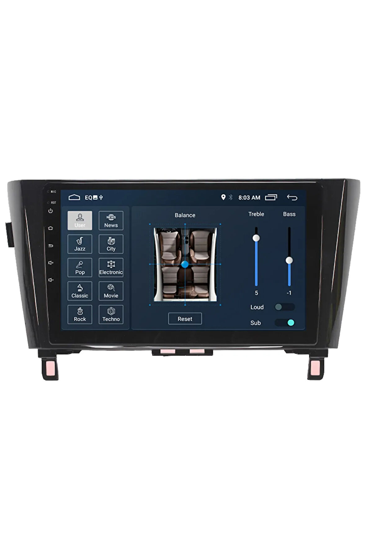 Nıssan Qashqaı - Xtraıl Android Carplay Navigasyon Multimedya Ekran Teyp 2gb Ram + 32gb Hdd
