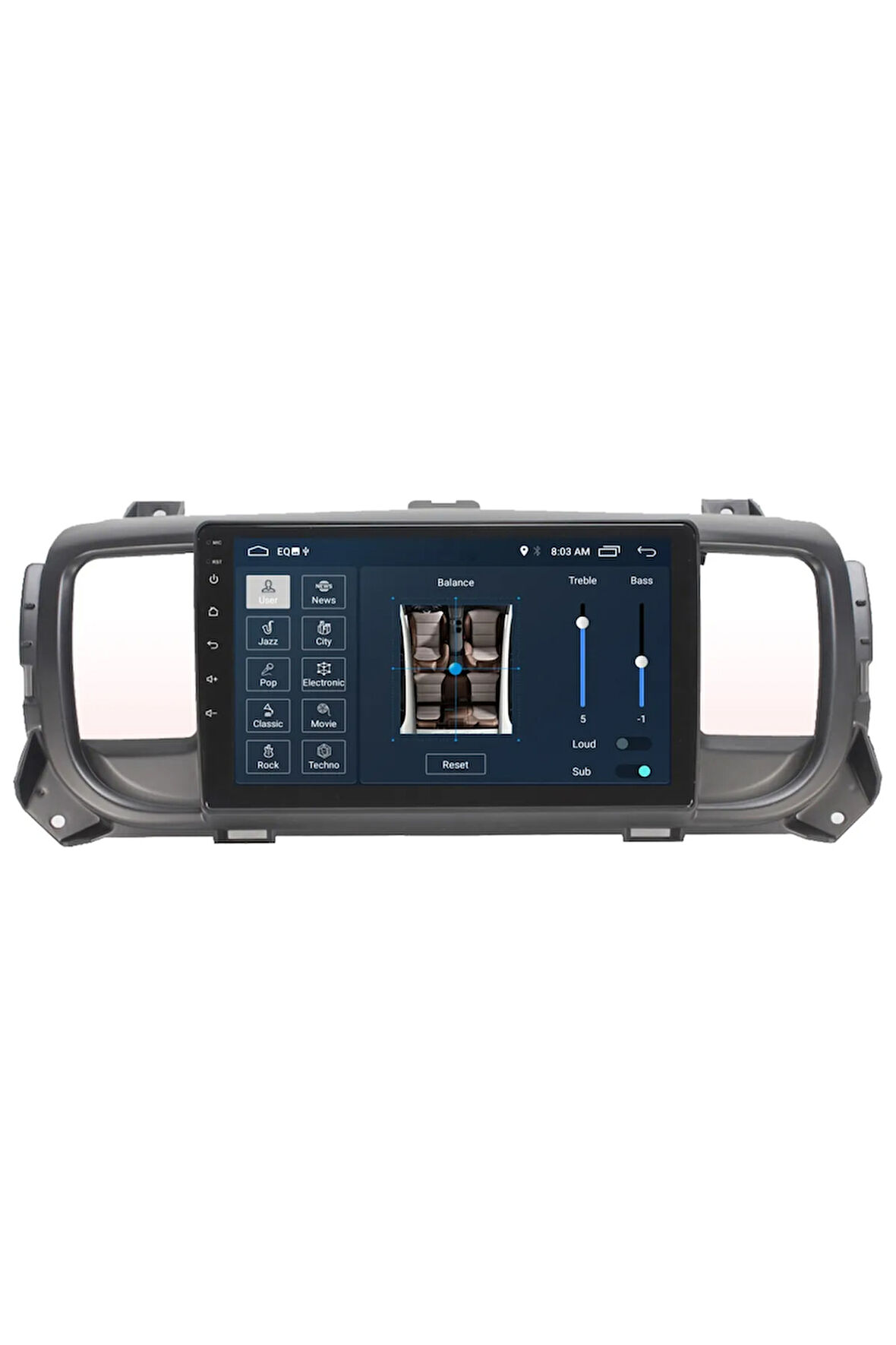 Peugeot Expert Android Carplay Navigasyon Multimedya Ekran Teyp 2gb Ram + 32gb Hdd
