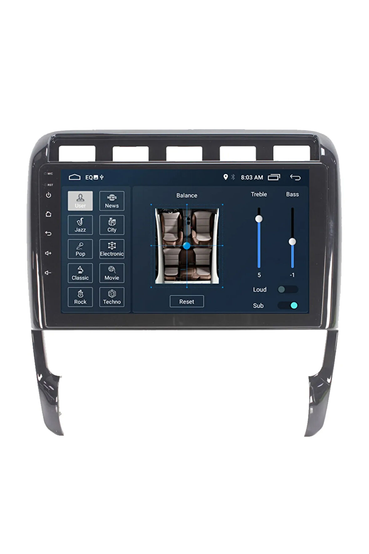 Porsche Cayenne Android Carplay Navigasyon Multimedya Ekran Teyp 2gb Ram + 32gb Hdd