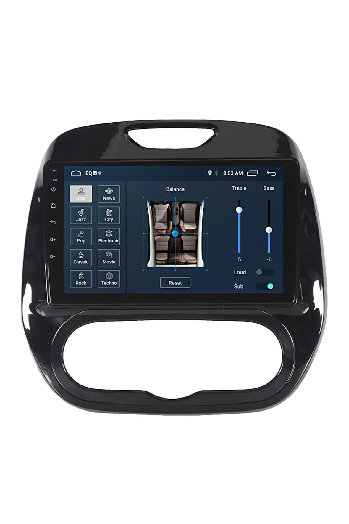 Renault Captur Android Carplay Navigasyon Multimedya Ekran Teyp 2gb Ram + 32gb Hdd