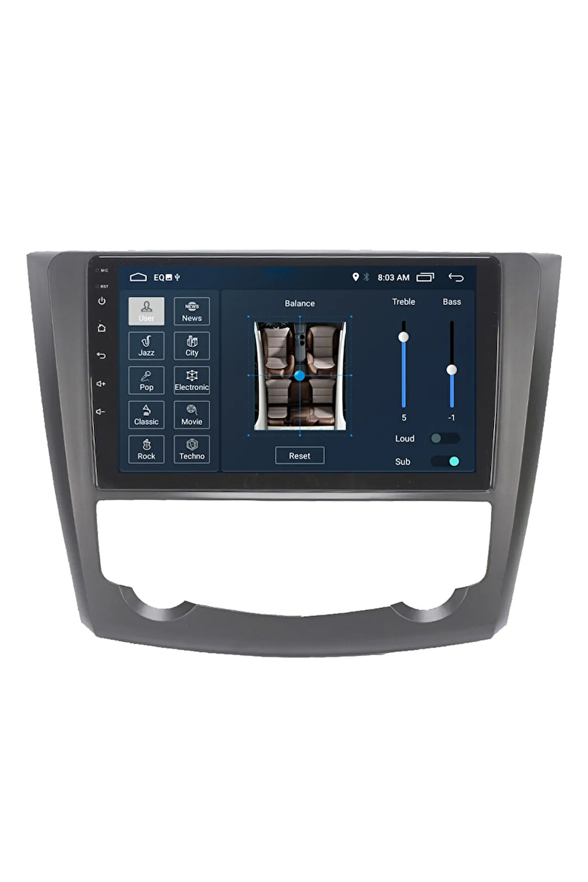 Renault Kadjar Android Carplay Navigasyon Multimedya Ekran Teyp 2gb Ram + 32gb Hdd