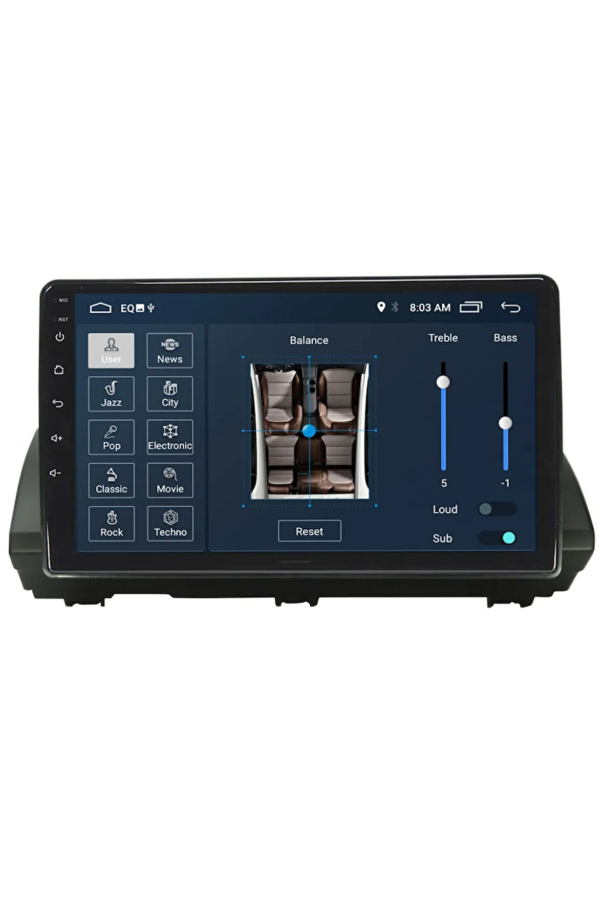 Renault Taliant Android Carplay Navigasyon Multimedya Ekran Teyp 2gb Ram + 32gb Hdd