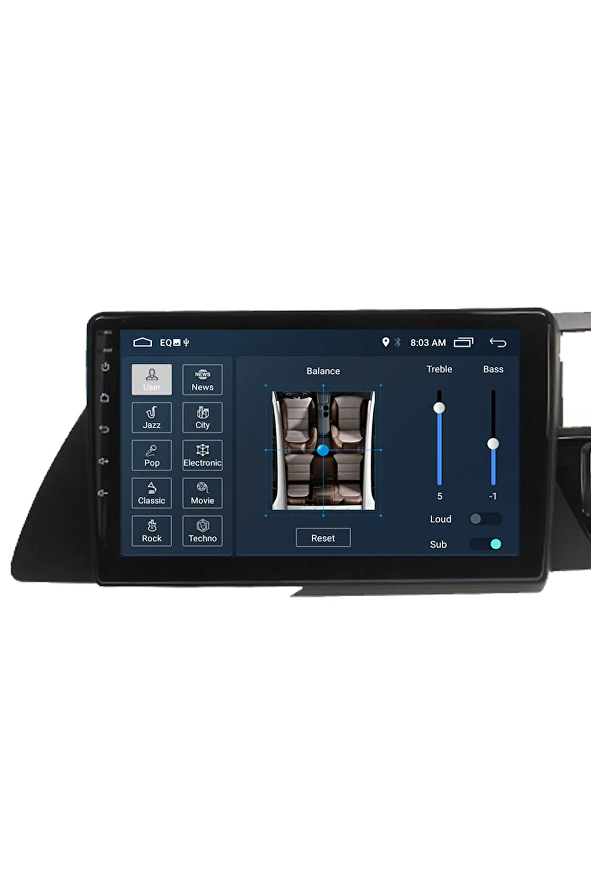 Citroen C5 Android Carplay Navigasyon Multimedya Ekran Teyp 2gb Ram + 32gb Hdd