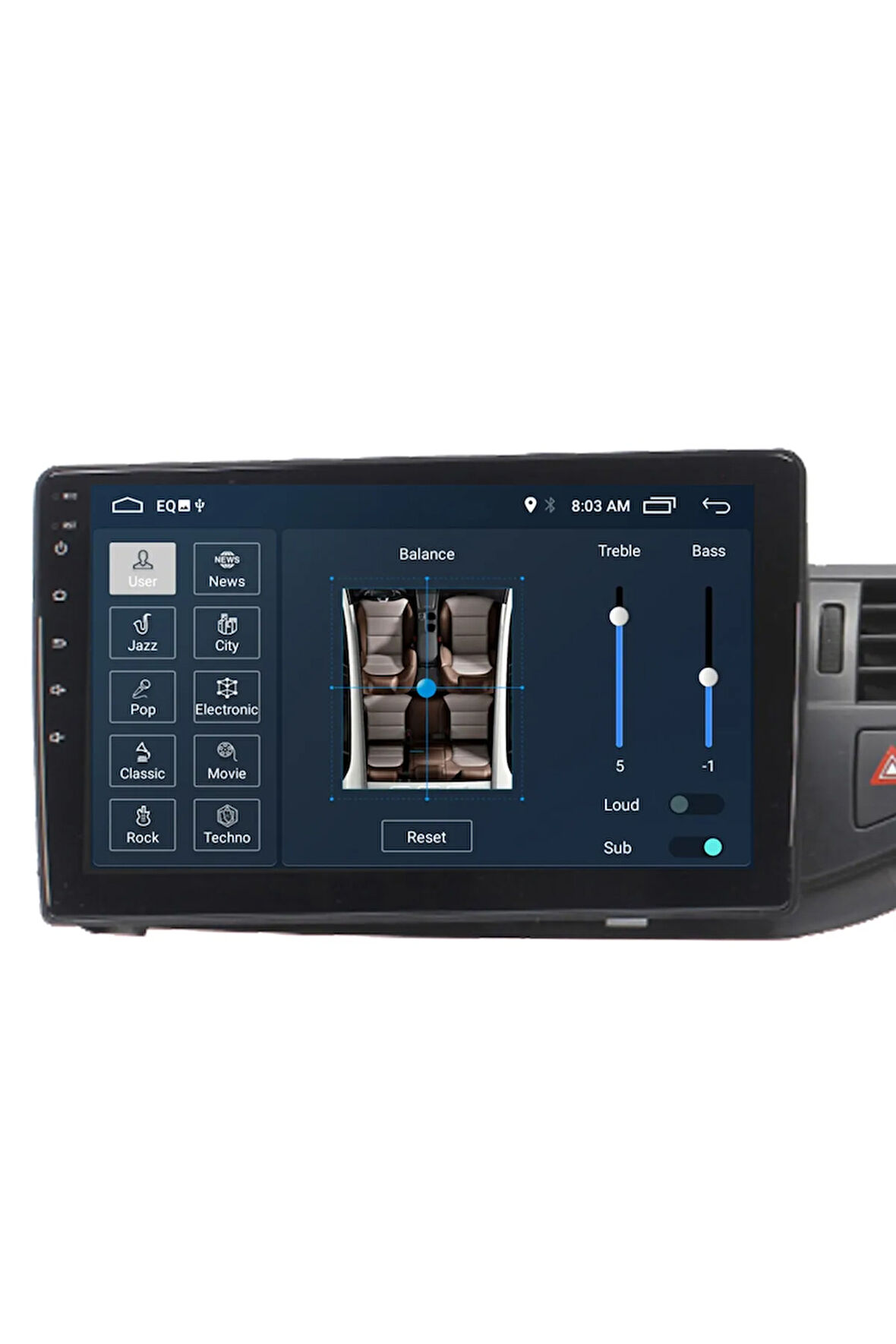 Cıtroen C5 Android Carplay Navigasyon Multimedya Ekran Teyp 2gb Ram + 32gb Hdd