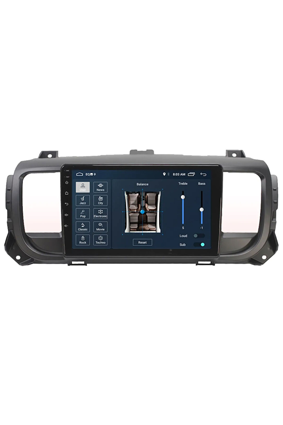 Citroen Jumpy Android Carplay Navigasyon Multimedya Ekran Teyp 2gb Ram + 32gb Hdd
